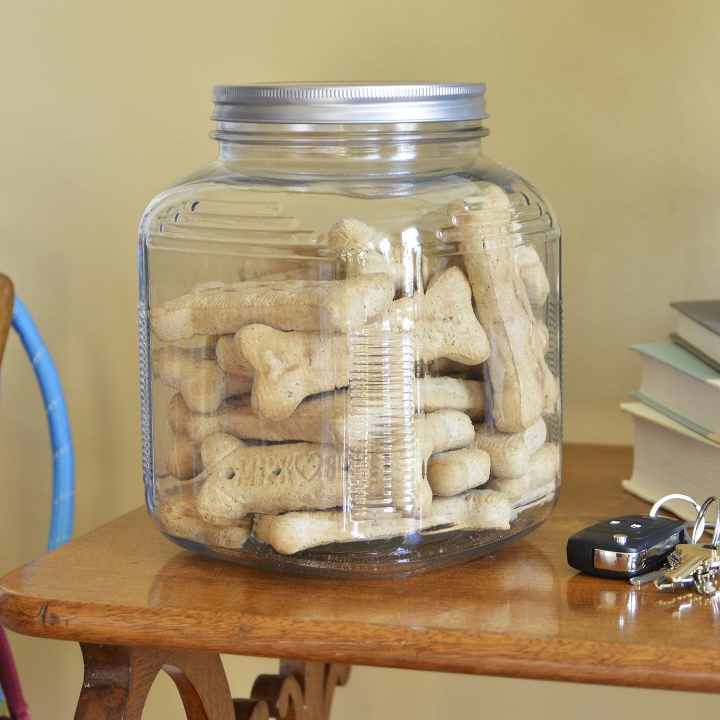 1-Gallon Glass Cracker Jars with Aluminum Lids, 4-Pack – Anchor Hocking