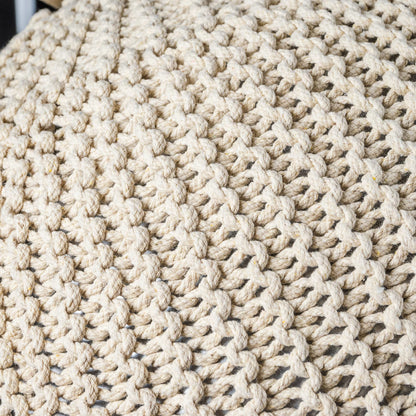 Natural Cotton Rope Ball Cover: Handmade Chemical-Free Comfort