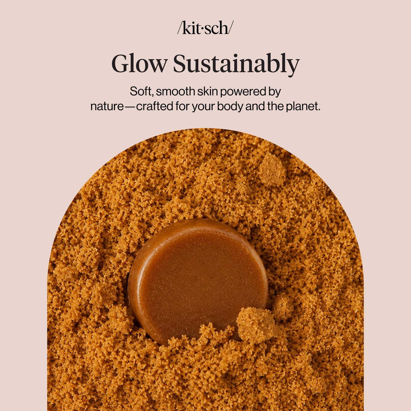 Plastic-Free Sugar Body Scrub Bar, Vegan & Leaping Bunny – Kitsch