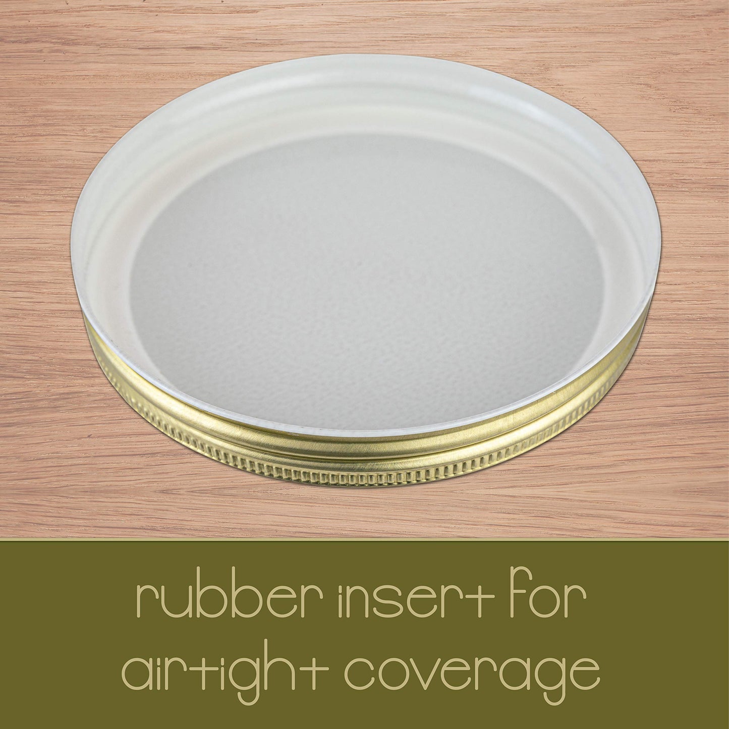 1-Gallon Glass Mason Jars with Airtight Metal Lids, 2-Pack - Kitchentoolz
