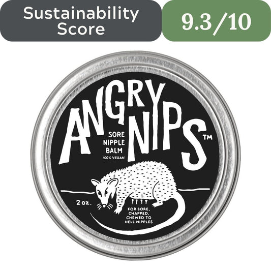 Angry Nips 100% Plant-Based Vegan Sore Nipple Balm - 2oz