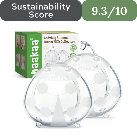 Haakaa Ladybug 2.5oz Wearable Silicone Milk Collector (2-Pack)