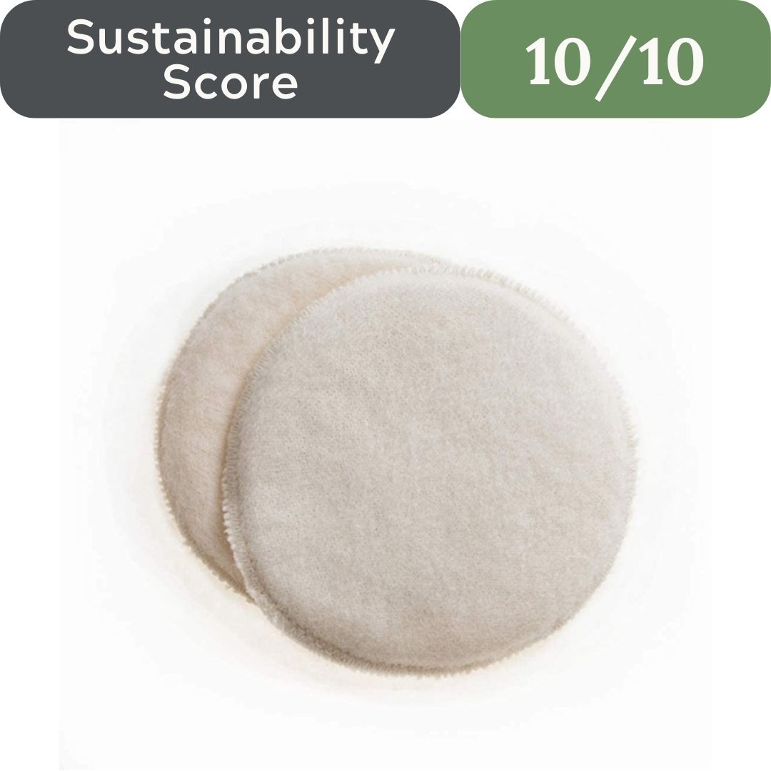 LANACare Soothingly Soft Organic Merino Wool Nursing Pads (5-Inch)