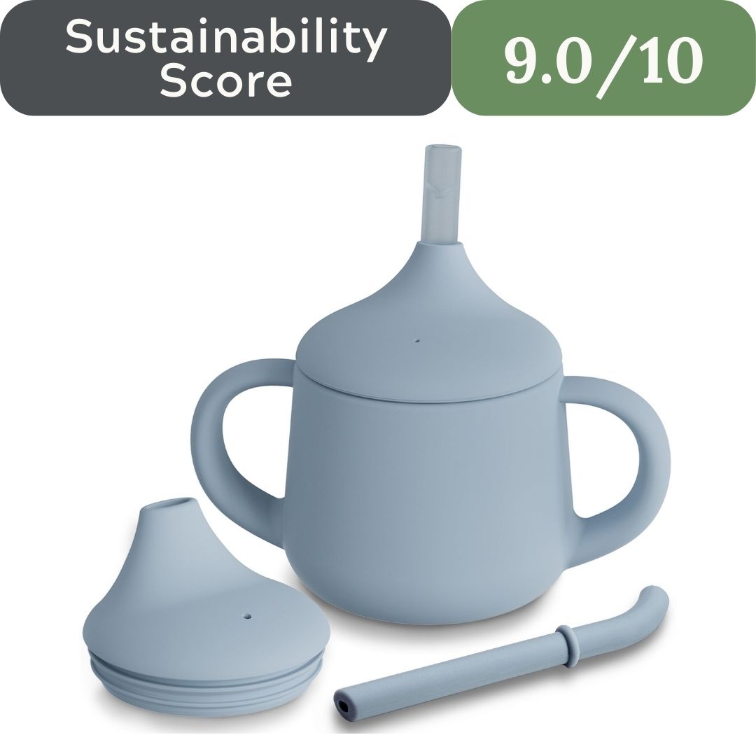 Moonkie 3-in-1 Food-Grade Silicone Training Cup (4 oz)