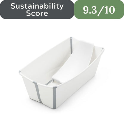 Stokke Flexi Bath Bundle: Non-Toxic Foldable Tub & Newborn Support