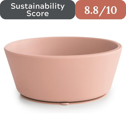 mushie Silicone Suction Bowl: Food-Grade Scandinavian Design